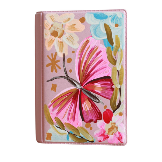 PORTA PASAPORTE Alas Marinas Pink