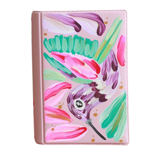 PORTA PASAPORTE Colibrí Pink