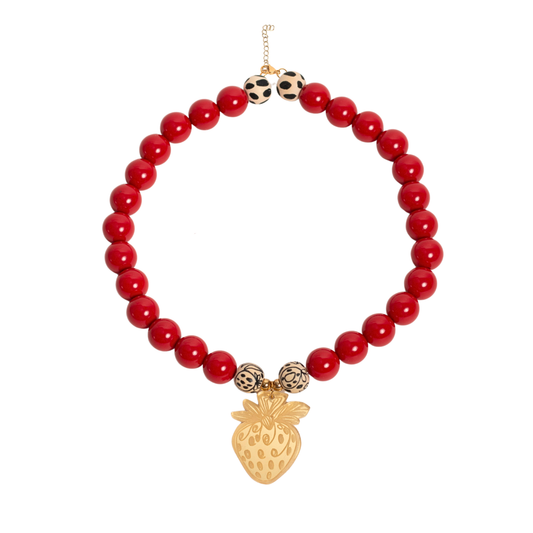 Collar Fresa Concordia Rojo