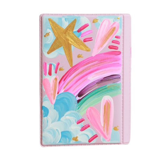 PORTA PASAPORTE Nubes Pink