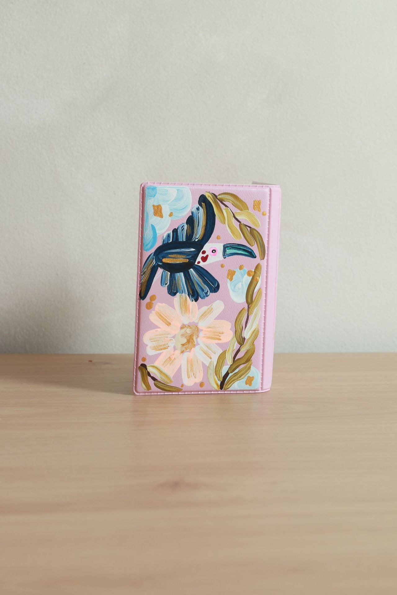 PORTA PASAPORTE Alas Marinas Pink