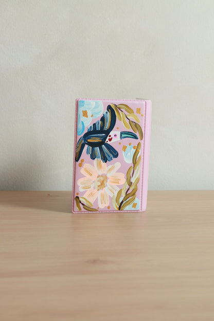 PORTA PASAPORTE Alas Marinas Pink