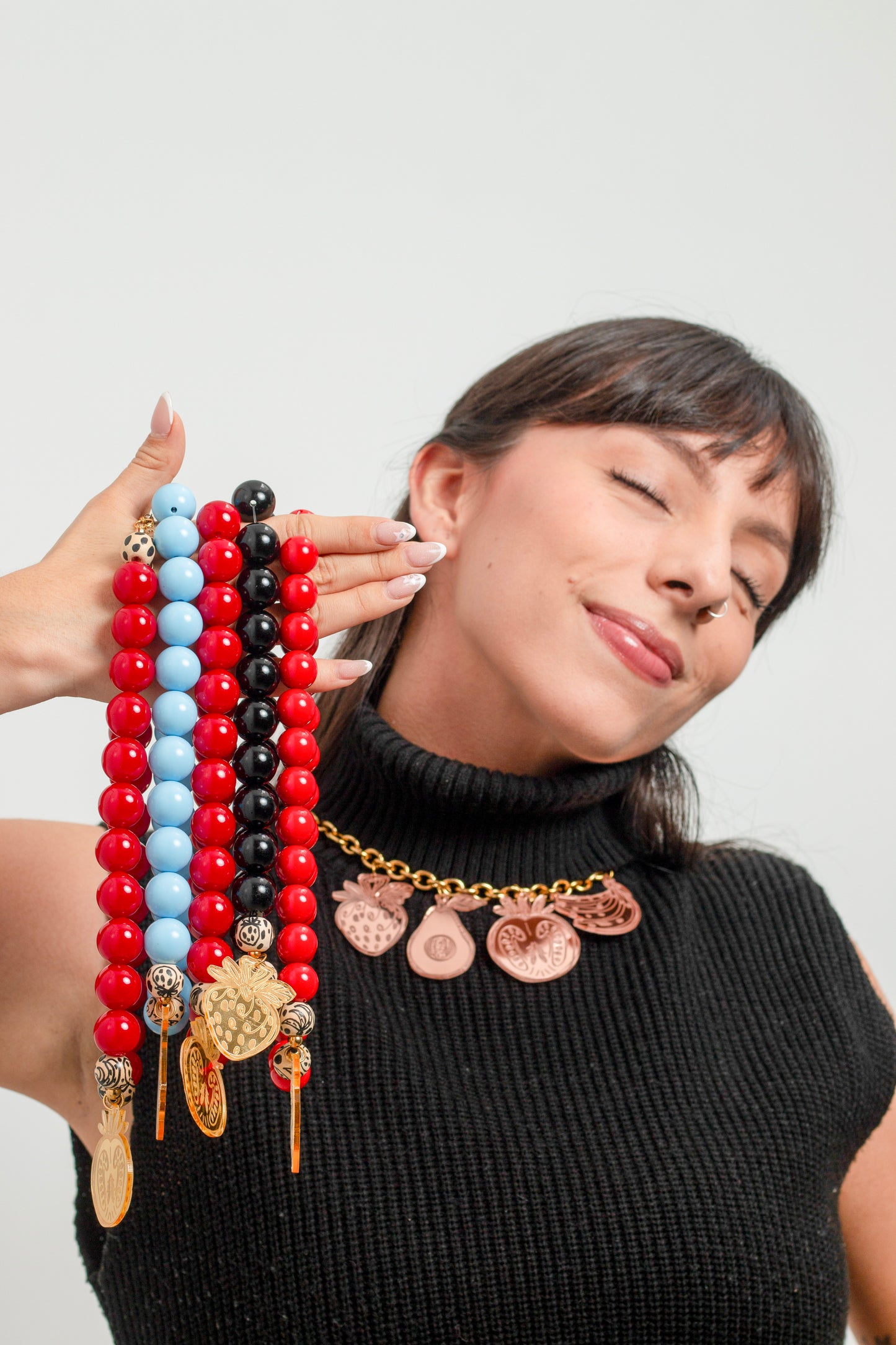 Collar Fresa Concordia Rojo